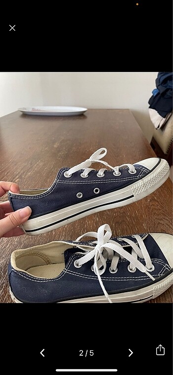 36,5 Beden Orjinal converse