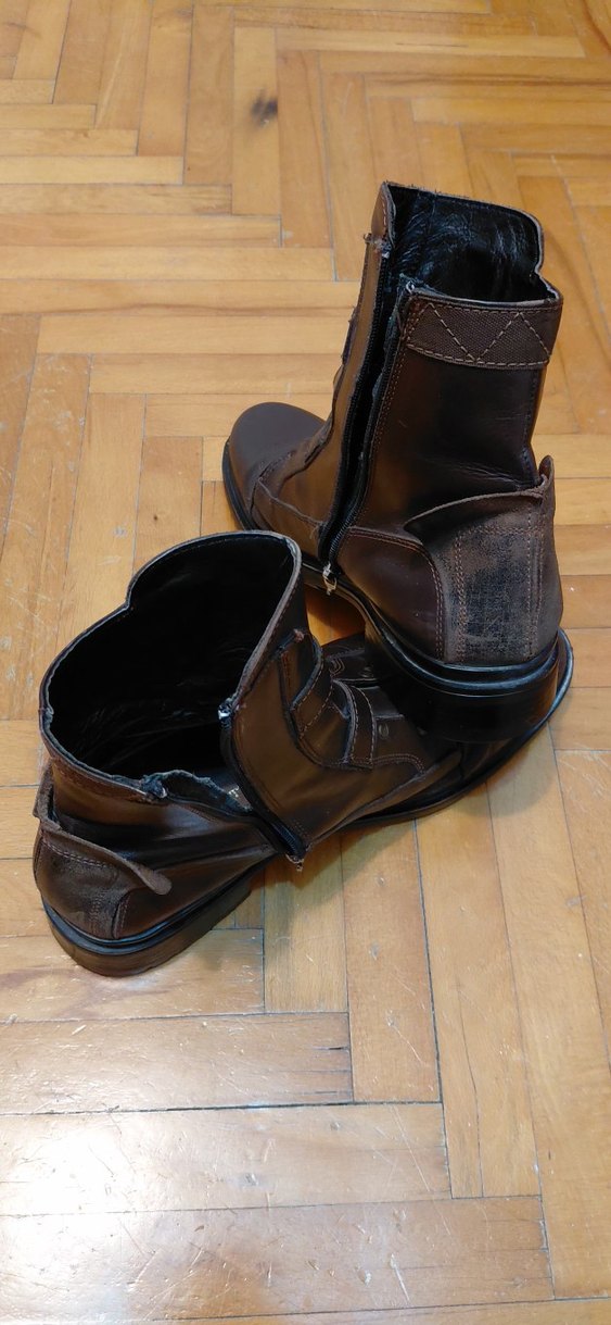 Cok Tarz Deri Tokalı Erkek Botu - Görsel 2