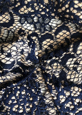 38 Beden lacivert Renk Dantel bolero