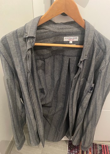 U.S Polo Assn. Gri Melanj U S Polo Assn Gomlek