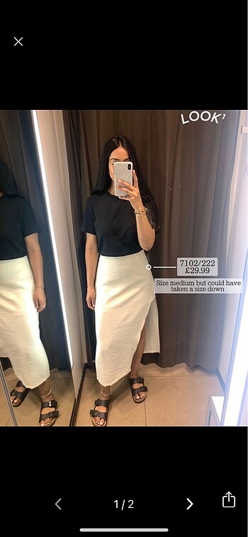 Zara şort etek