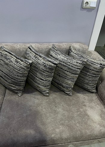 Etnik desen 4 lü kırlent - Görsel 2