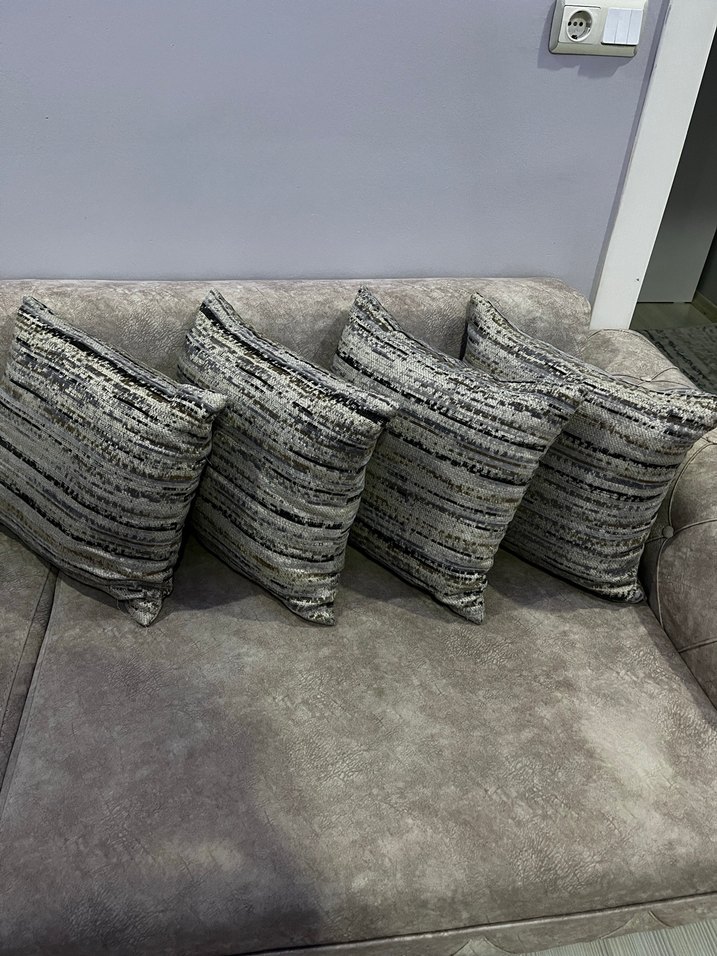 Etnik desen 4 lü kırlent - Görsel 2