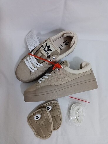 40 Beden kahverengi Renk ???? Adidas Campus Bad Bunny ???? ?Yedek bağcıklı ?1000gr İthal