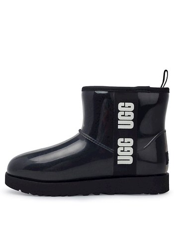 Siyah UGG Şeffaf Bantlı Kadın Bot - Görsel 8