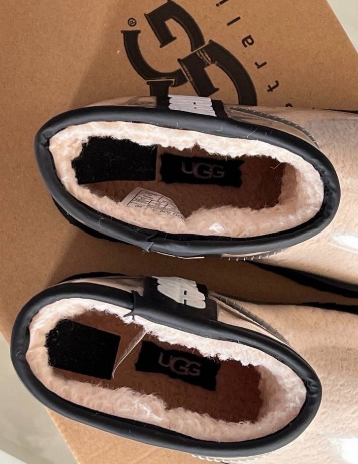 UGG Beyaz Kürklü Blok Topuklu Kadın Bot(skd/sut) - Görsel 5