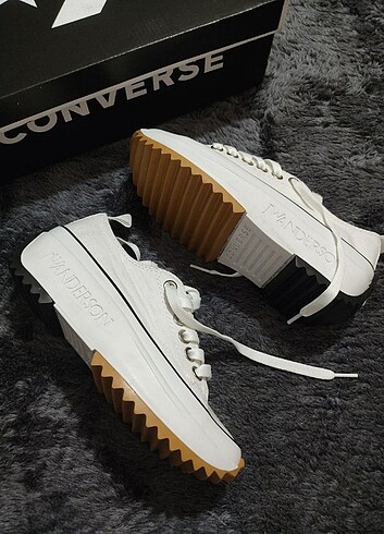 36 Beden beyaz Renk Converse wanderson platform beyaz#converse #wanderson 