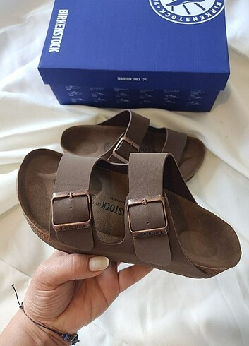 37 Beden camel Renk Birkenstock Arizona  terlik VİZON deri ????