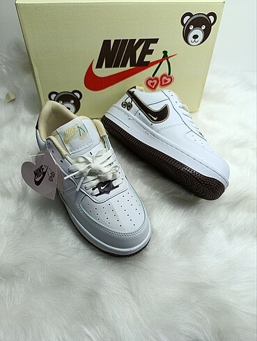 Nike Nike Air force cherry ???? beyaz&kahve ????İthal ürün ????T
