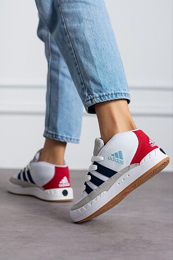 Adidas  Adematic  Maité beyaz&l