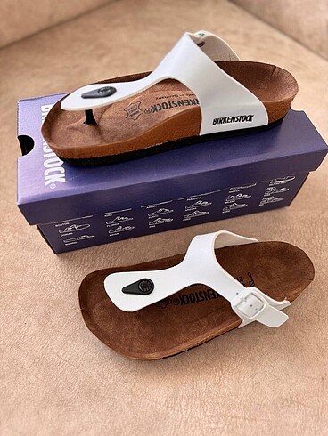 Birkenstock Gizeh Beyaz ?? Kutulu, Etiketli (gregory)