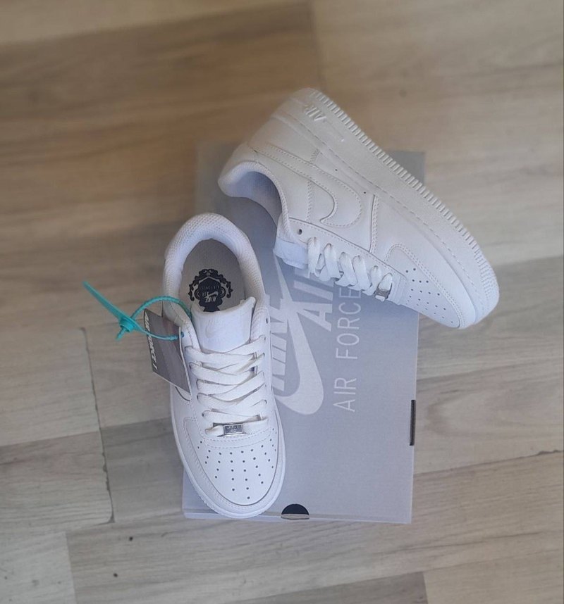 Beyaz Kadın Spor Ayakkabı Velcro Bantlı - Görsel 2