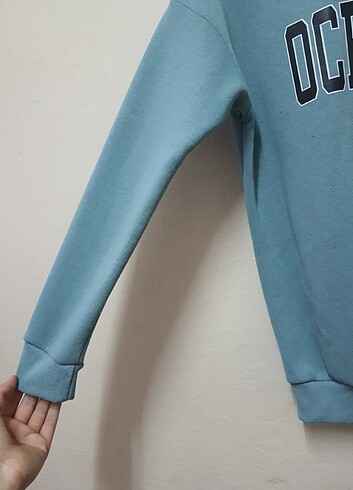 Sweatshirt mavimsi turkuaz 