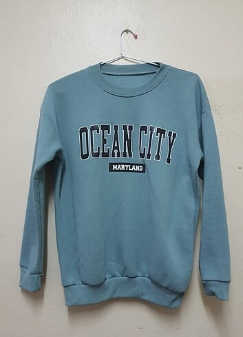 m Beden Sweatshirt mavimsi turkuaz