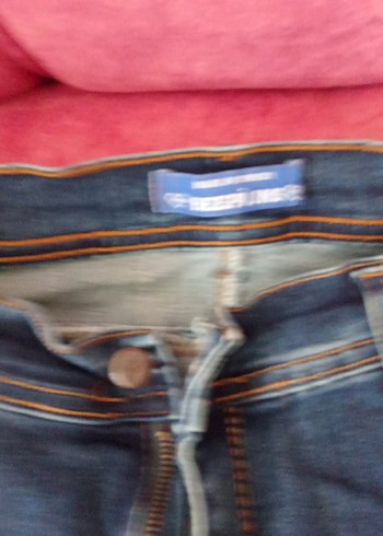 Alcatel Mavi Kadın Rahat Kesim Midi Kot Pantolon