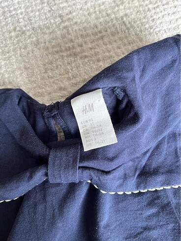 1,5 Yaş Beden lacivert Renk H&M elbise