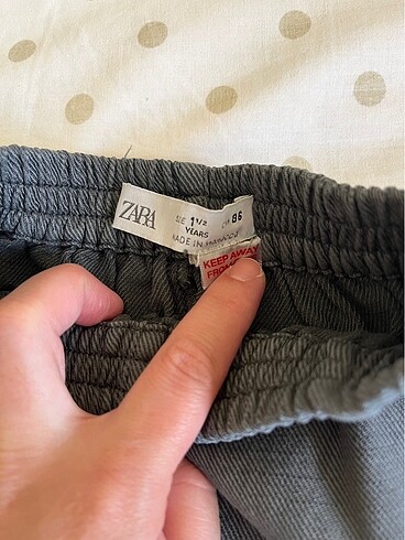 18-24 Ay Beden gri Renk Zara pantolon