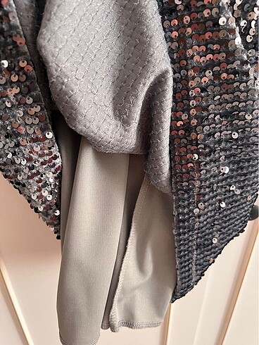 Y-London tamamı payetli kısa abiye - Görsel 5