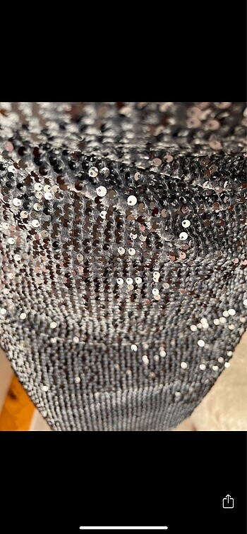 Y-London tamamı payetli kısa abiye - Görsel 8