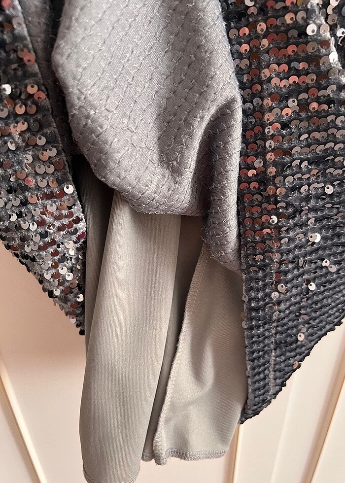 Y-London tamamı payetli kısa abiye - Görsel 5