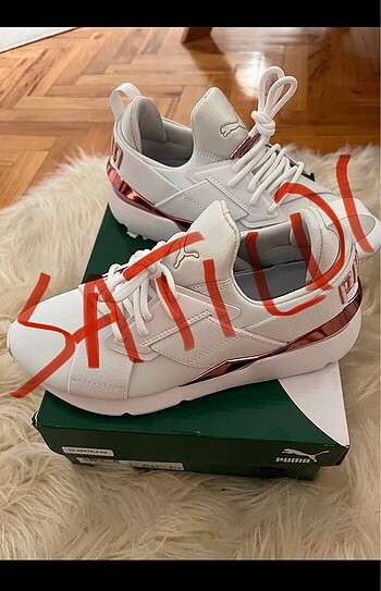 Orijinal Puma Muse Metal Kadın Ayakkabı. SATILDI.