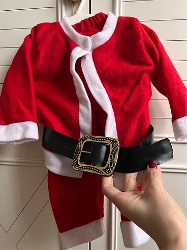Bebek Noel baba kostümü