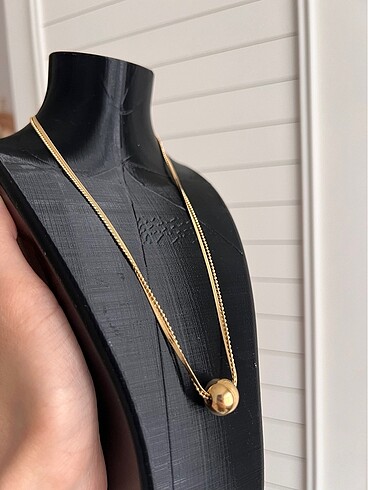 Accessorize İki zincirli top detaylı çelik kolye