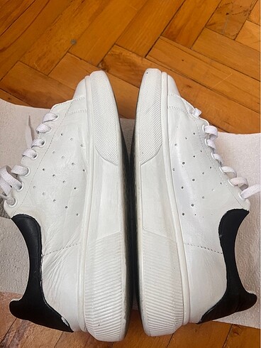 Diğer Beyaz hakiki deri sneakers