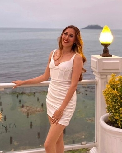 Zara beyaz elbise