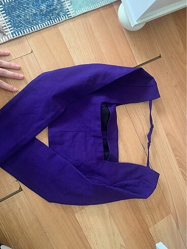 Zara Kare yakalı crop