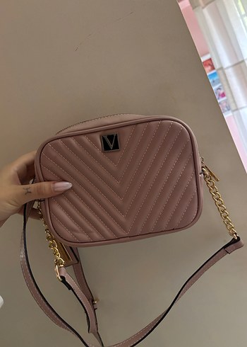 Pembe Deri Victoria Secret Kadın Çanta