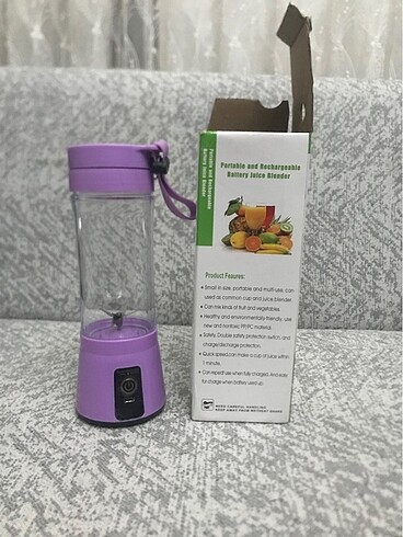 Diğer Blender Bottle Mini Portatif Taşınabilir Mobil Kişisel Şarjlı Bl