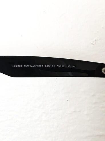 Beden Rayban New Wayfarer Erkek Güneş Gözlüğü RB 2132 Mat