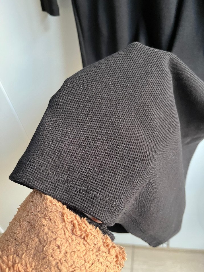 Uzun Siyah Kadın Elbise - Görsel 3