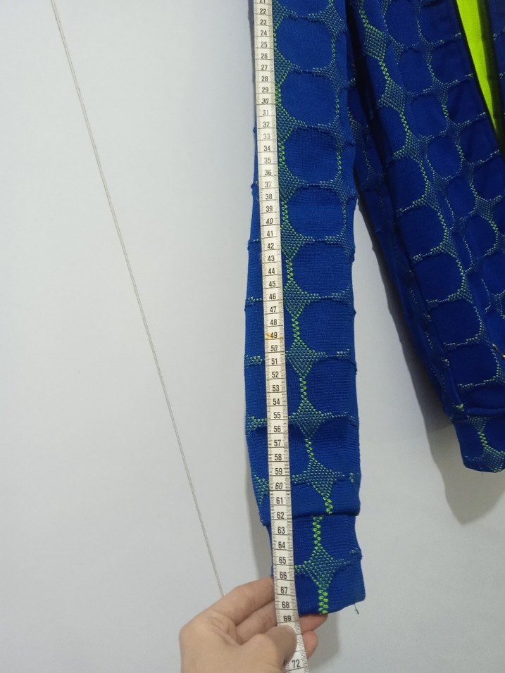 Mavi Fermuarlı Kadın Ceket - Görsel 5