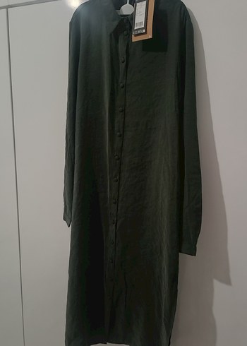 Uzun Kesim Keten Kadın Tunik - Görsel 2