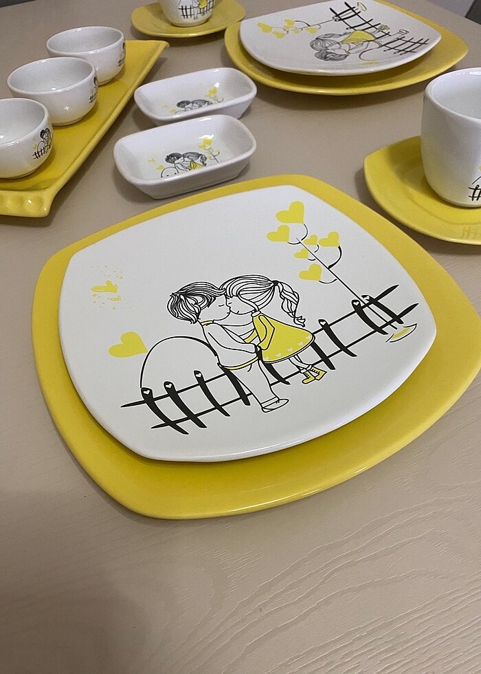 Keramika kahvaltı takımı - Görsel 2