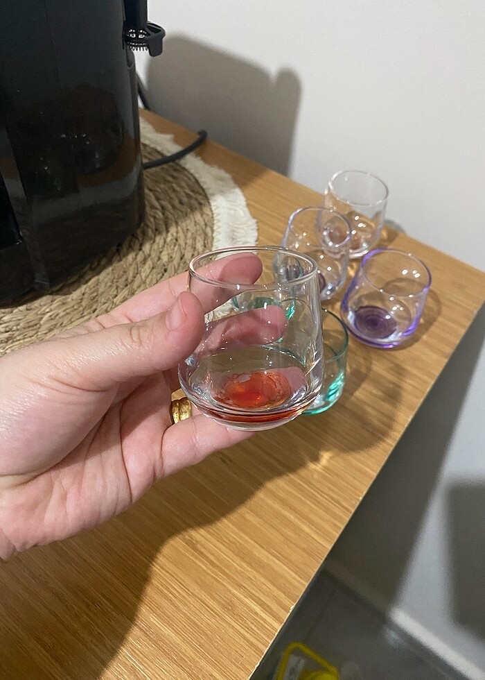 Kahve yanı su bardağı - Görsel 4