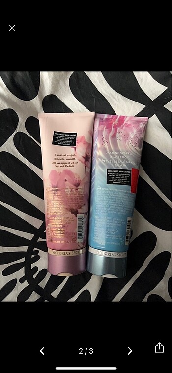 Victoria s Secret VS Velvet Petals Cashmere ve Splash Vücut Losyonu