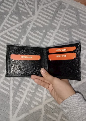 Siyah Minimalist Erkek Cüzdan - Görsel 2
