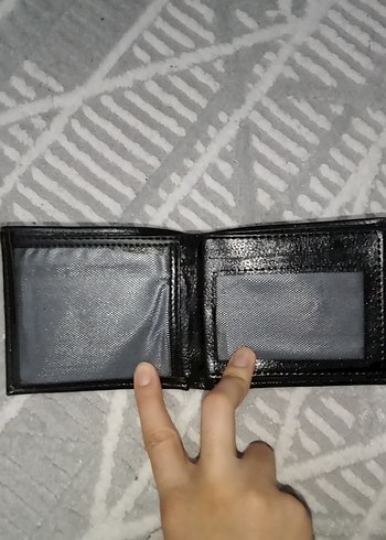 Siyah Minimalist Erkek Cüzdan - Görsel 2