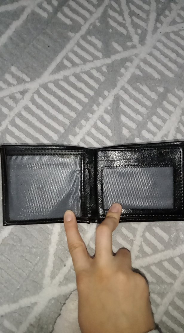 Siyah Minimalist Erkek Cüzdan - Görsel 2