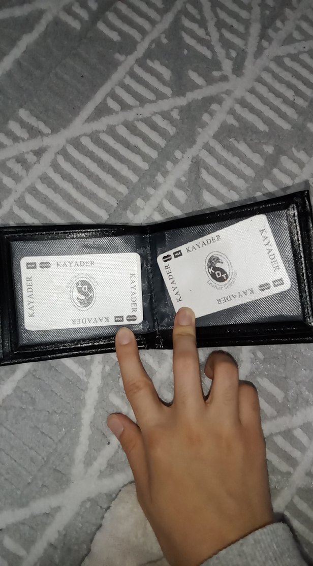 Siyah Minimalist Erkek Cüzdan - Görsel 3