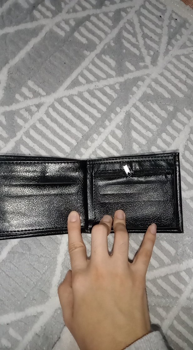 Siyah Minimalist Erkek Cüzdan - Görsel 4