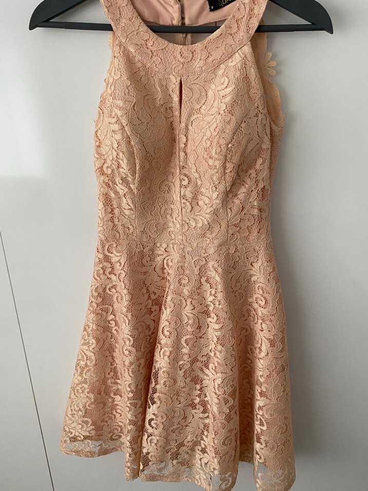 Pudra pembesi abiye elbise - Görsel 5