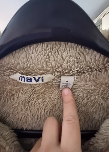 m Beden Mavi marka kot mont