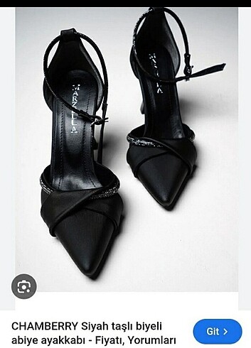 Taşlı siyah abiye stiletto