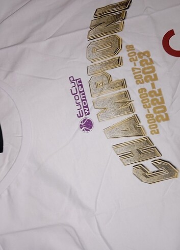 GS Store Eurocup bayan takımı şampiyonluk tişörtü - Görsel 3