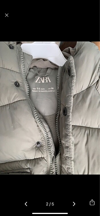 Zara Zara çocuk montu