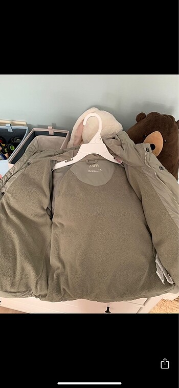 24-36 Ay Beden yeşil Renk Zara çocuk montu